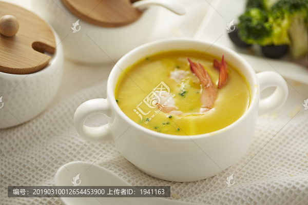南瓜蝦仁湯