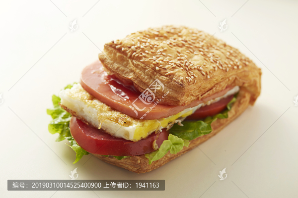 法風火腿蛋燒餅