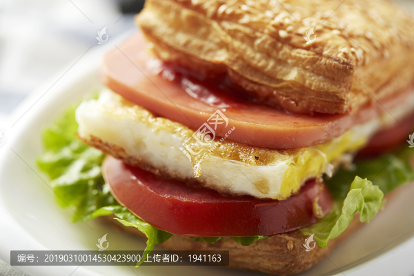 法風(fēng)火腿蛋燒餅