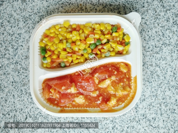 健康快餐盒飯