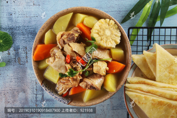 老湯雞肉泡餅