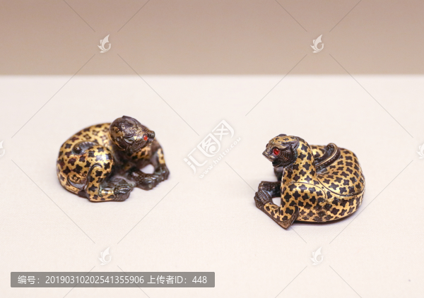 漢代豹形銅鎮(zhèn)