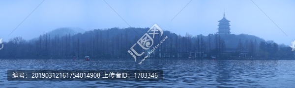 水墨西湖