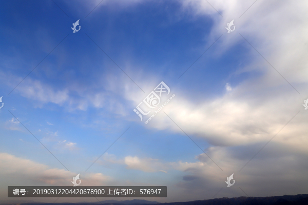 藍天白云