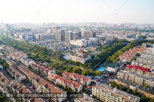 老濟(jì)南鳥瞰