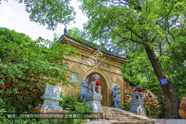 千山大安寺敕建大安禪林山門