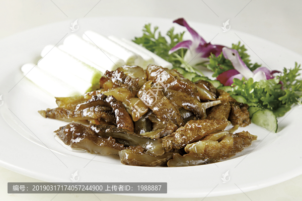 大蔥肉碎炒海參