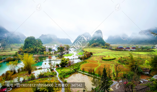 明仕田園風(fēng)景