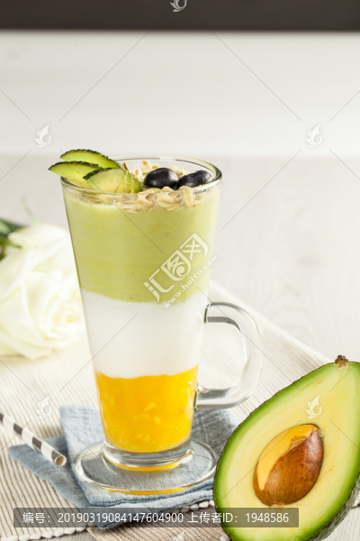 牛油果冰沙