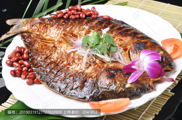 烤鯉魚