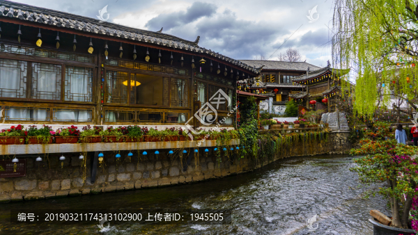麗江古城一角