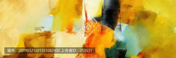 抽象壁畫