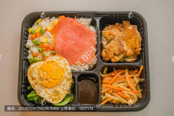 快餐外賣雞扒飯