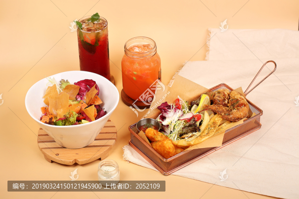 飲料簡餐組合