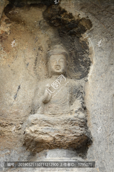 洛陽龍門石窟雕像佛像