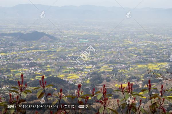 漢山景區(qū)俯瞰漢中