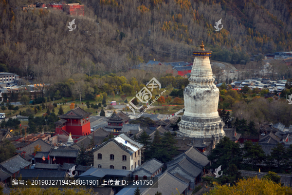 五臺(tái)山塔院寺白塔