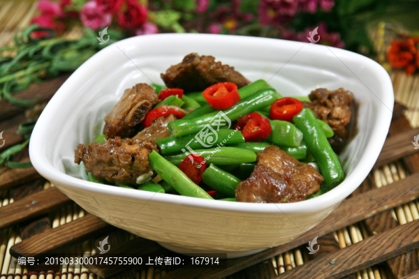 排骨燒豆角