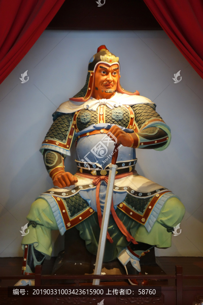 輔文虞祠牛皋塑像