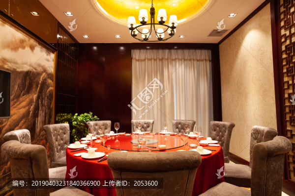 酒店餐廳中式包間