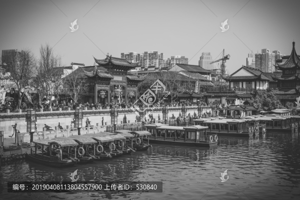 秦淮河老照片