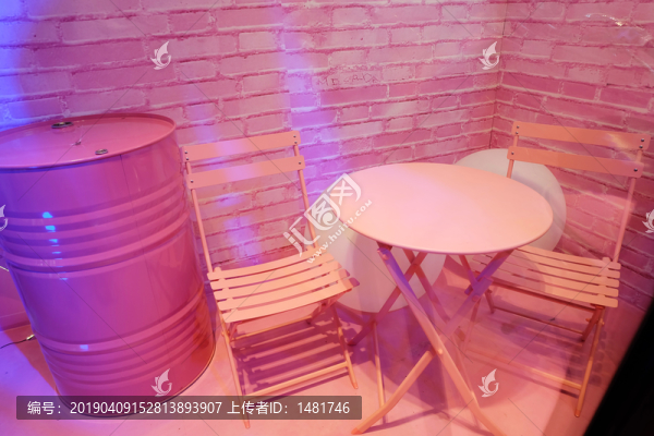 粉色場景