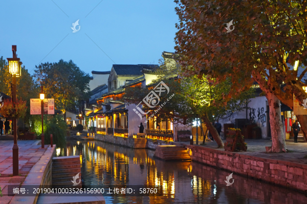 南潯古鎮(zhèn)燈光夜景