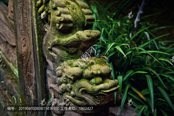 磁器口寶輪寺石刻石雕