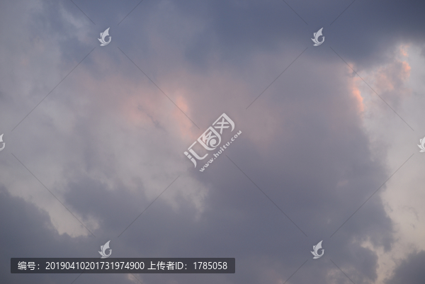 水粉天空