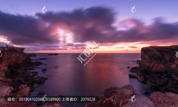 海岬夕陽