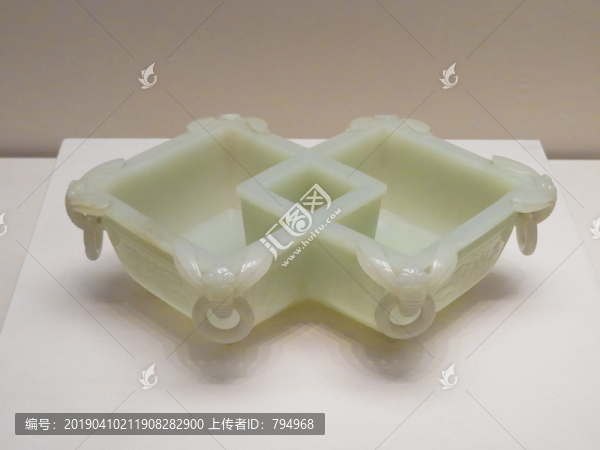 清代青玉雙聯(lián)洗