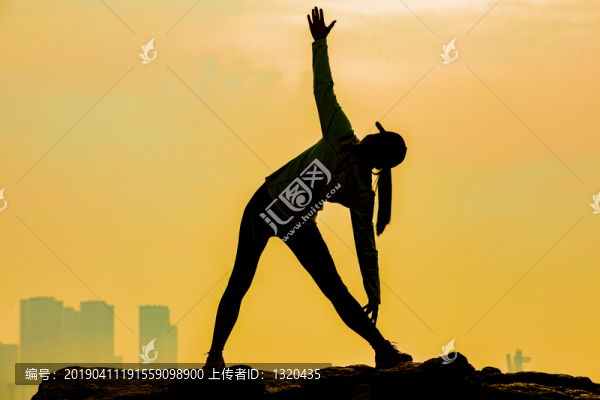 健身剪影