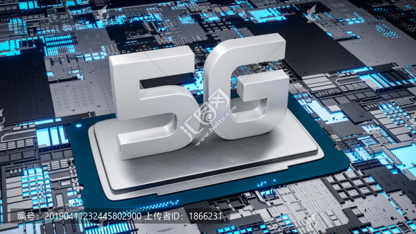 第五代移動通信3D渲染圖