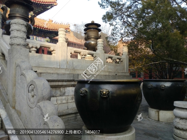頤和園排云殿一角