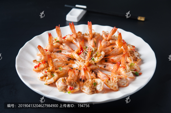 蒜蓉開邊蝦