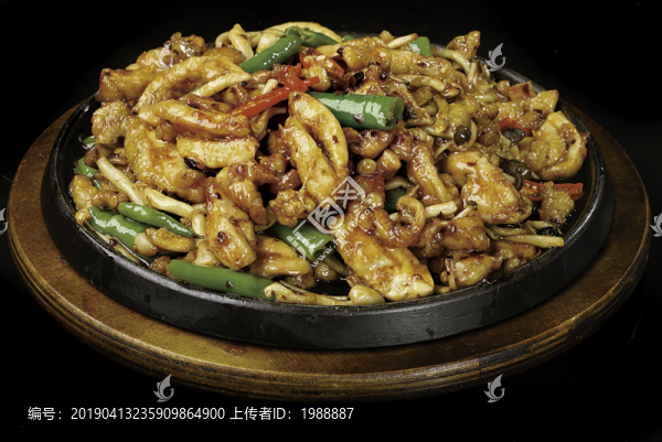 鮮菌炒滑雞