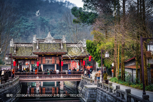 街子古鎮(zhèn)廊橋