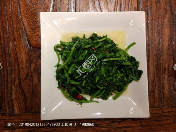 清炒豆苗