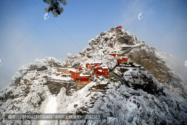 中國(guó)道教圣地武當(dāng)山雪景
