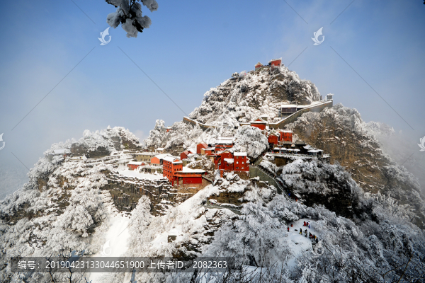 中國(guó)道教圣地武當(dāng)山雪景