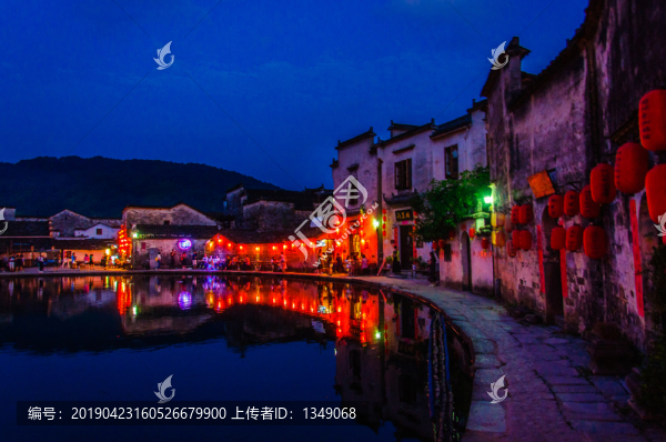 宏村夜景
