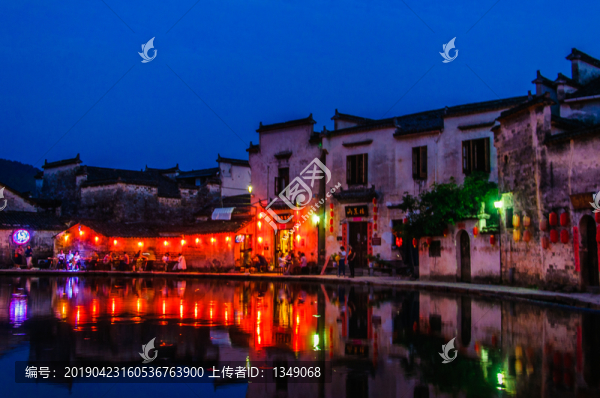 宏村夜景