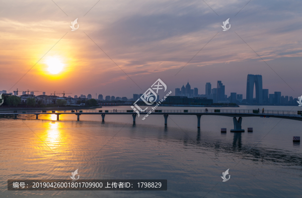 金雞湖晚霞