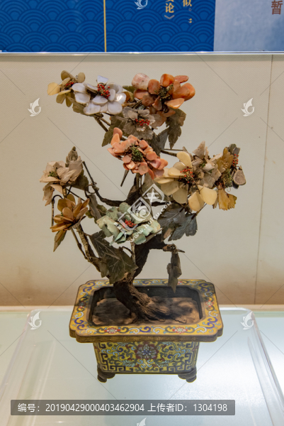 景泰藍(lán)文物花卉盆景