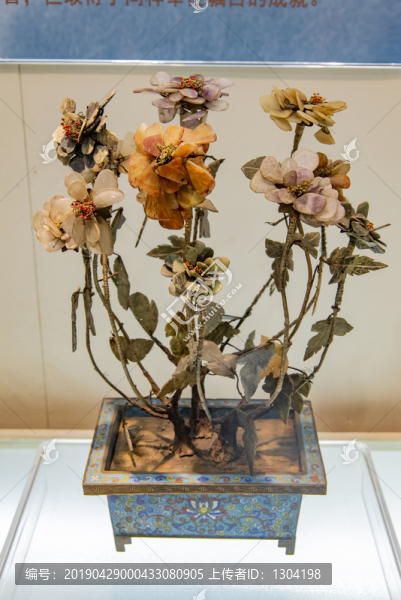 景泰藍(lán)文物花卉盆景