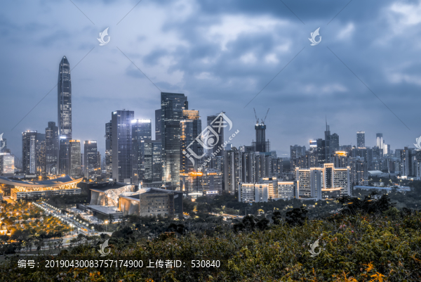 深圳CBD夜景