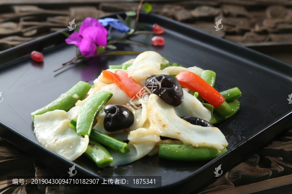 碧綠花枝片