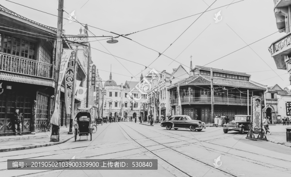 老上海街景