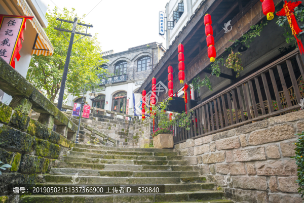 老重慶民國(guó)建筑街道