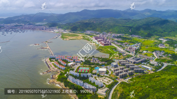 航拍海灣